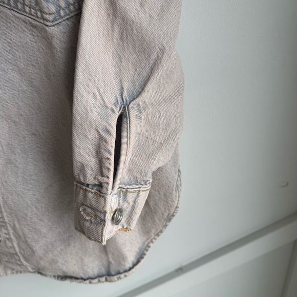 Zara Light Pink Jean Jacket - Picture 10 of 10